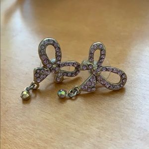 Betsey Johnson Bow Earrings